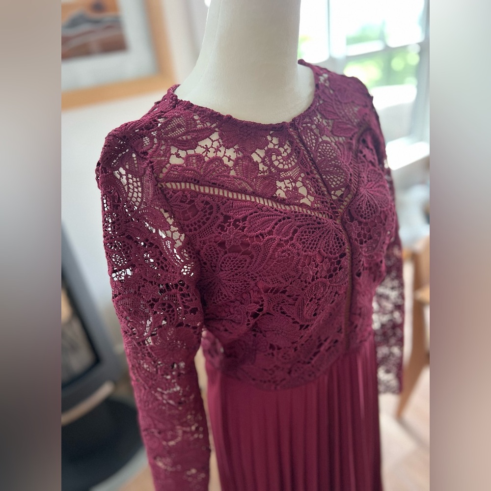 ASOS dress, Size 10, maroon